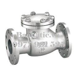 Van 1 chiều mặt bích Inox D50, D65, D80, D100, D125, D150, D200, D250, D300,D350, D400